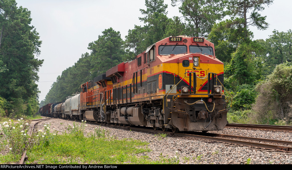 KCS/BNSF Motive Power on BNSF Houston Sub